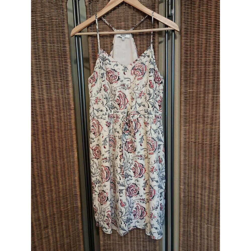 Madewell Slip Dress Size 0 Racerback Mini 100% Silk Sundress Lined